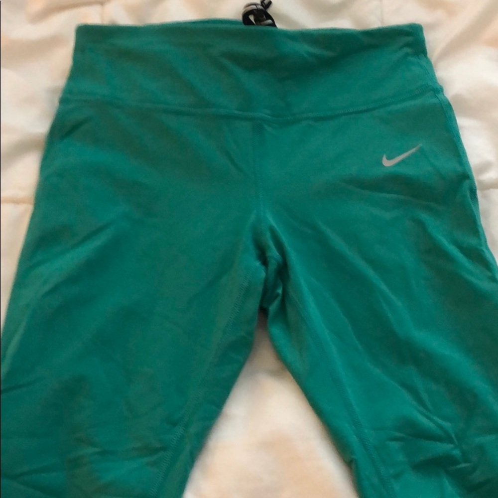 Nike green running pants